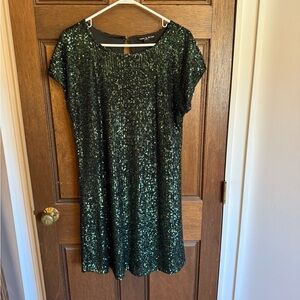 Sequin Green Dress